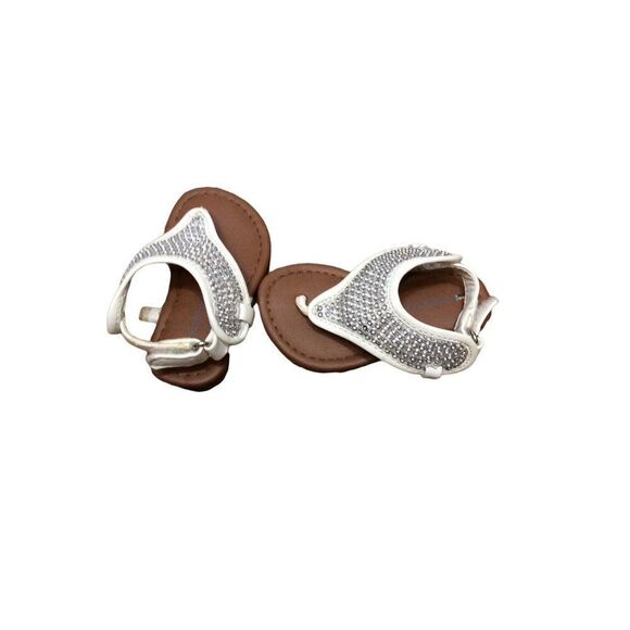 Healthex White & Silver Sandal - Picture 2 of 3